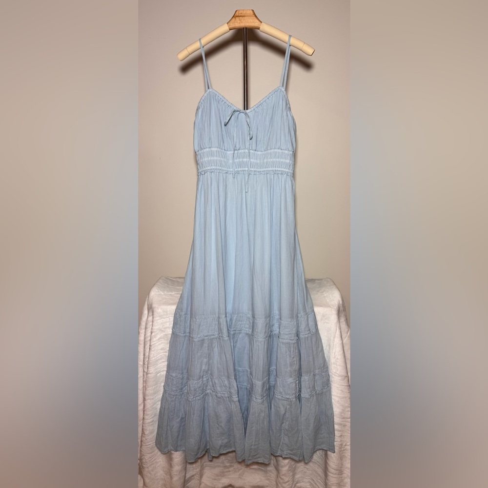 American Eagle Outfitters Light Blue Maxi Dress